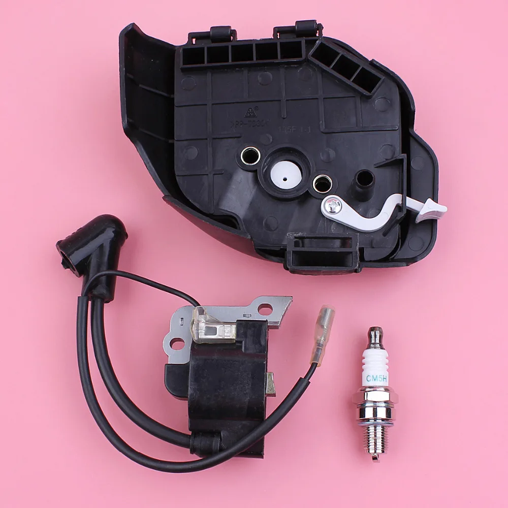 Imagem -06 - Filtro Tampa Ignição Bobina de Ignição Kit Plug para Honda Gx25 gx 25 Cortador de Grama Ventilador Aparador do Motor Peça Sobresselente ar