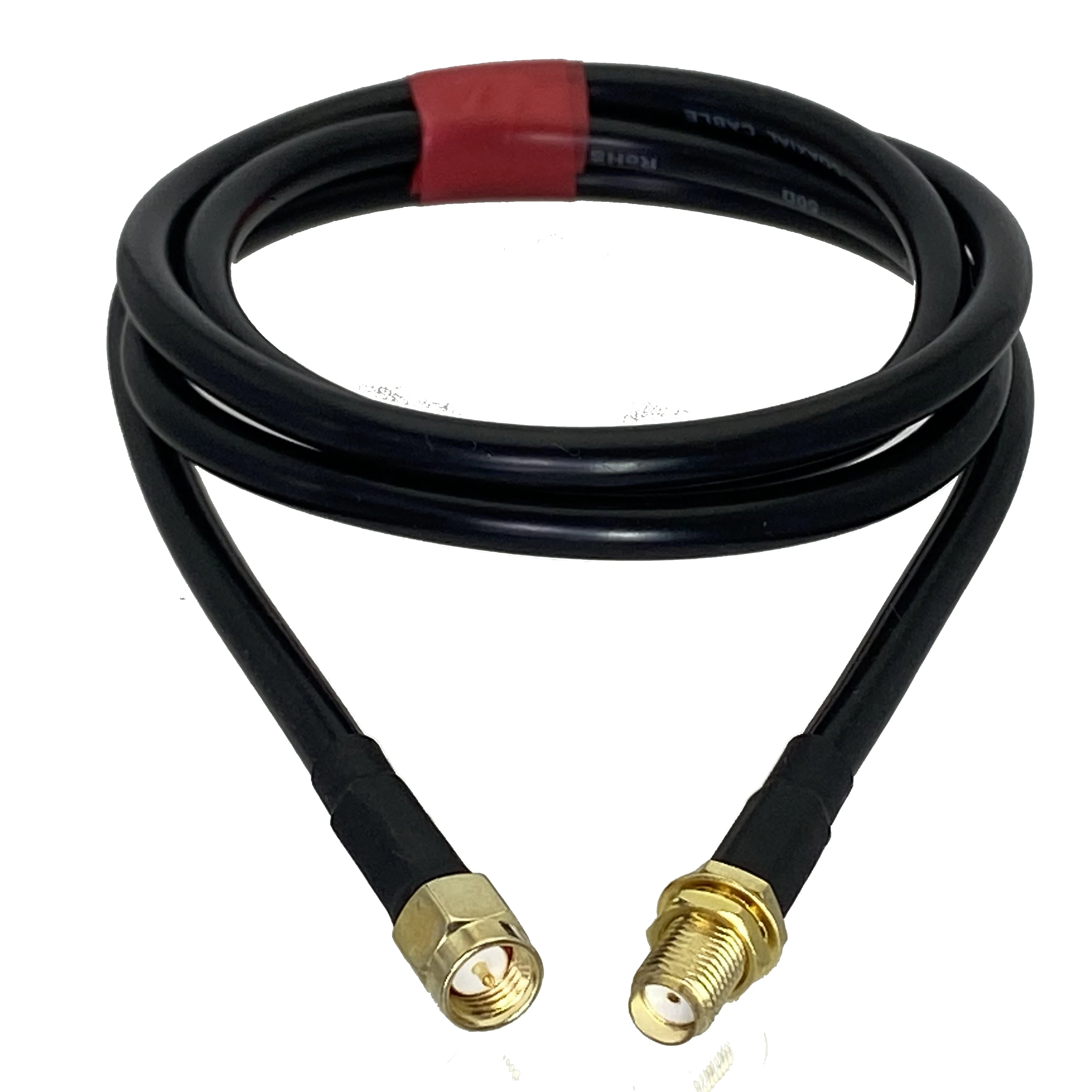 

RG58 Cable SMA Male Plug to SMA Female Jack Nut Bulkhead Connecor Straight RF Jumper pigtail Wire Terminals 6inch~20M