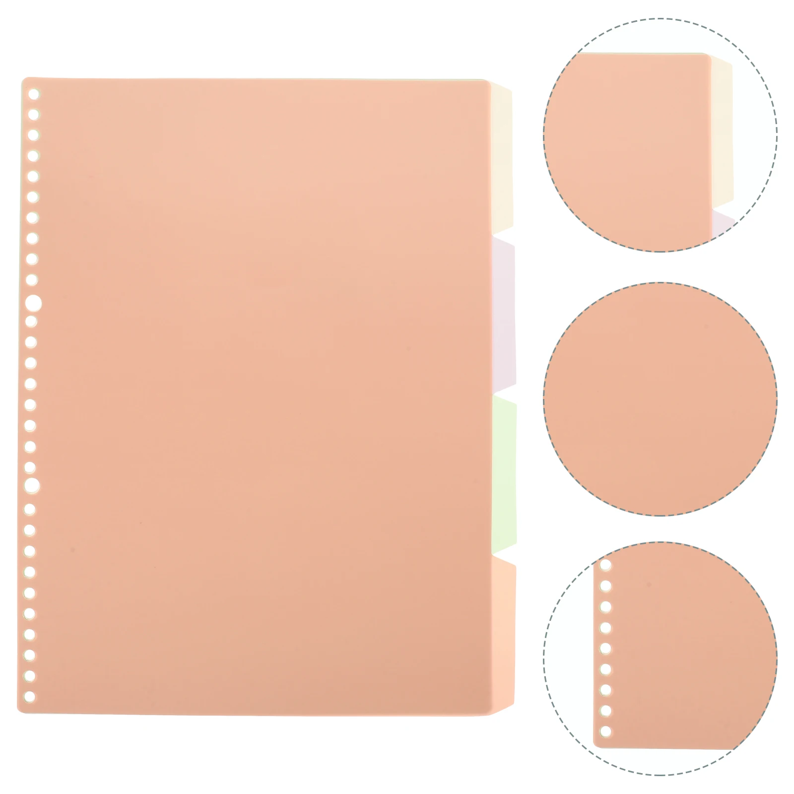 10 Pcs Folder Dividing Page Tags Notebook Organizers Pp Plastic Notepad Tab Dividers