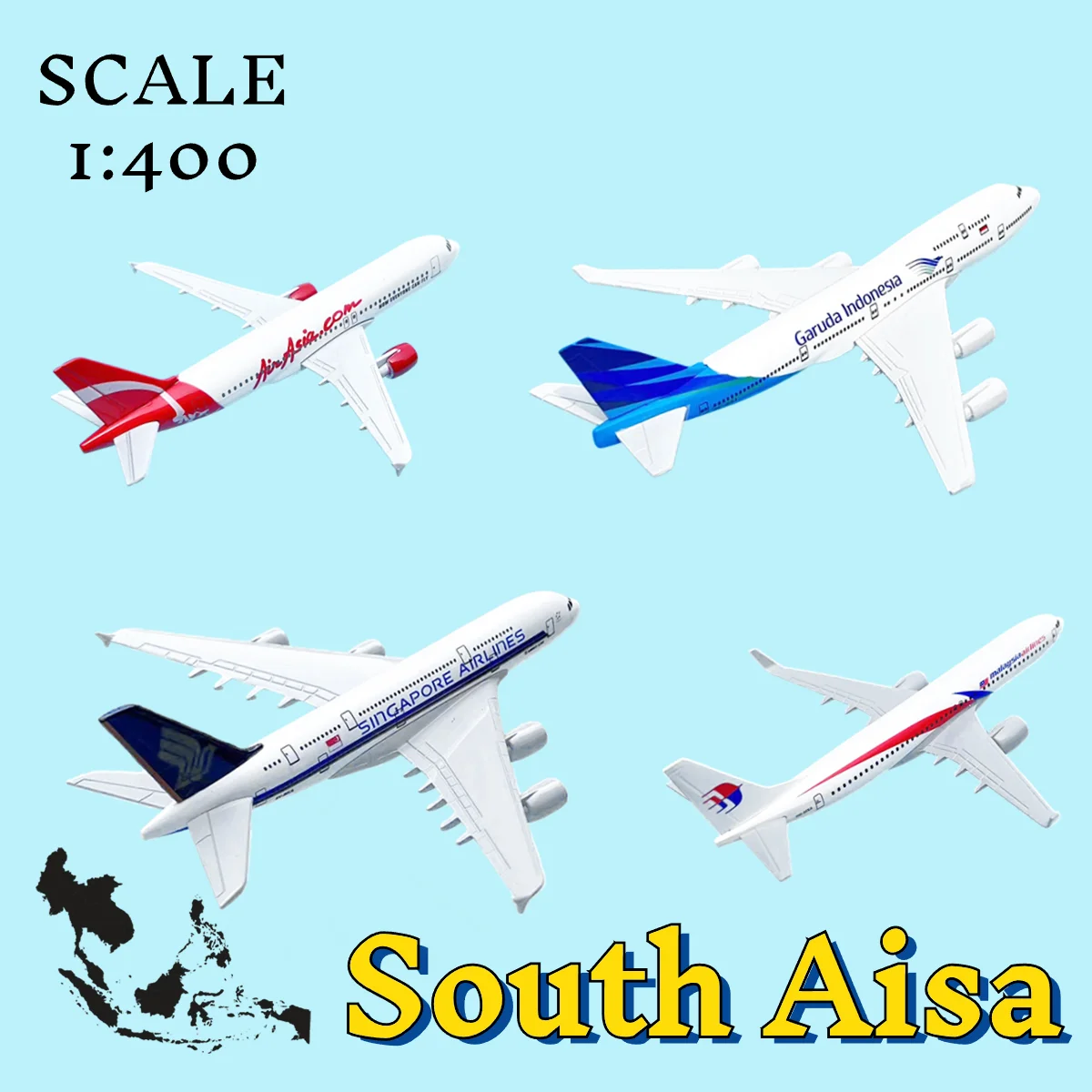 

Масштаб 1:400 Южный Aisa A380 B747 A320, металлическая копия самолета, модель самолета, авиационные литые миниатюрные игрушечные фигурки для домашнего декора