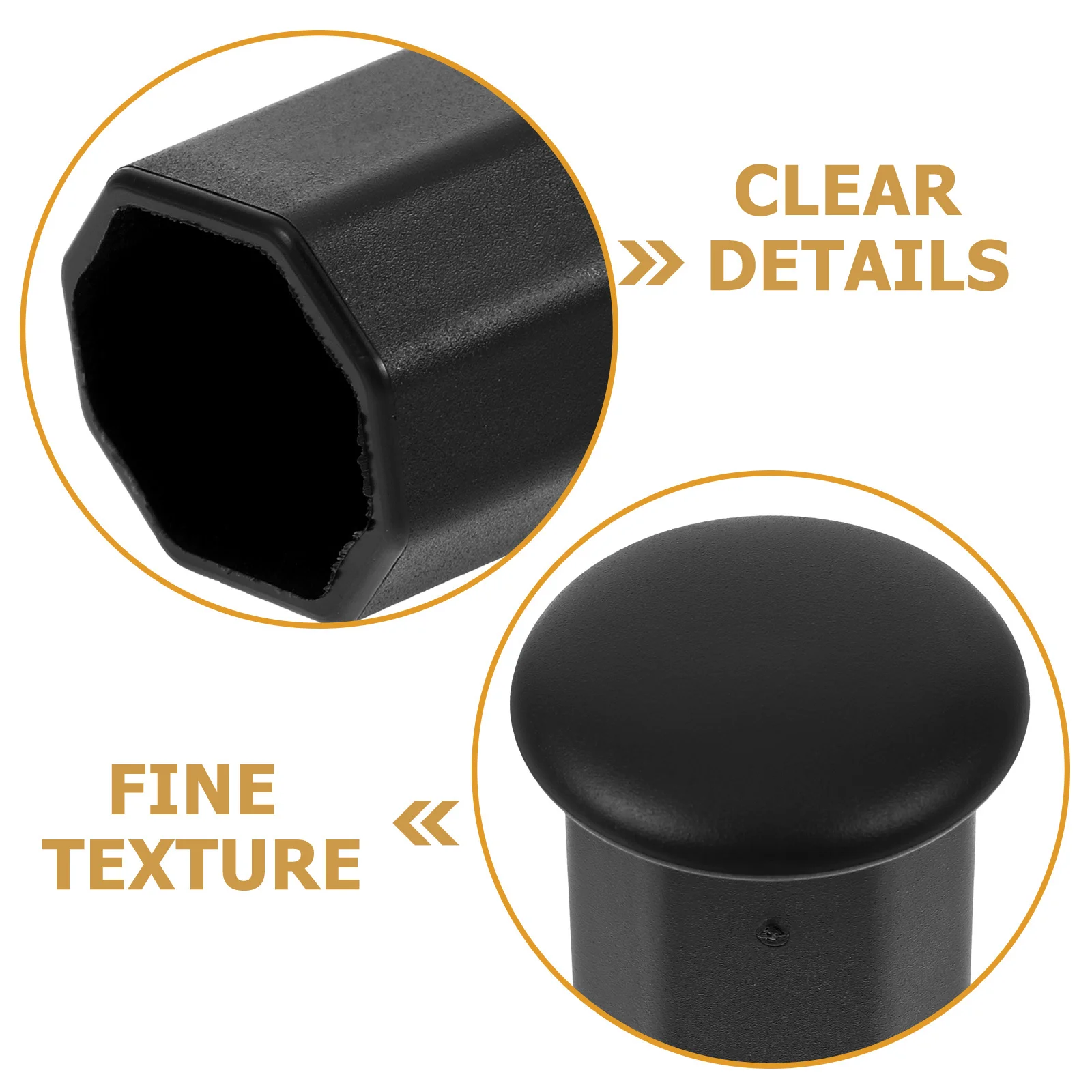 

Hockey Stick End Cap Tpe Octagonal Elastic Grip Heat Resistant For Lacrosse Stick Protection Replacement Accessory