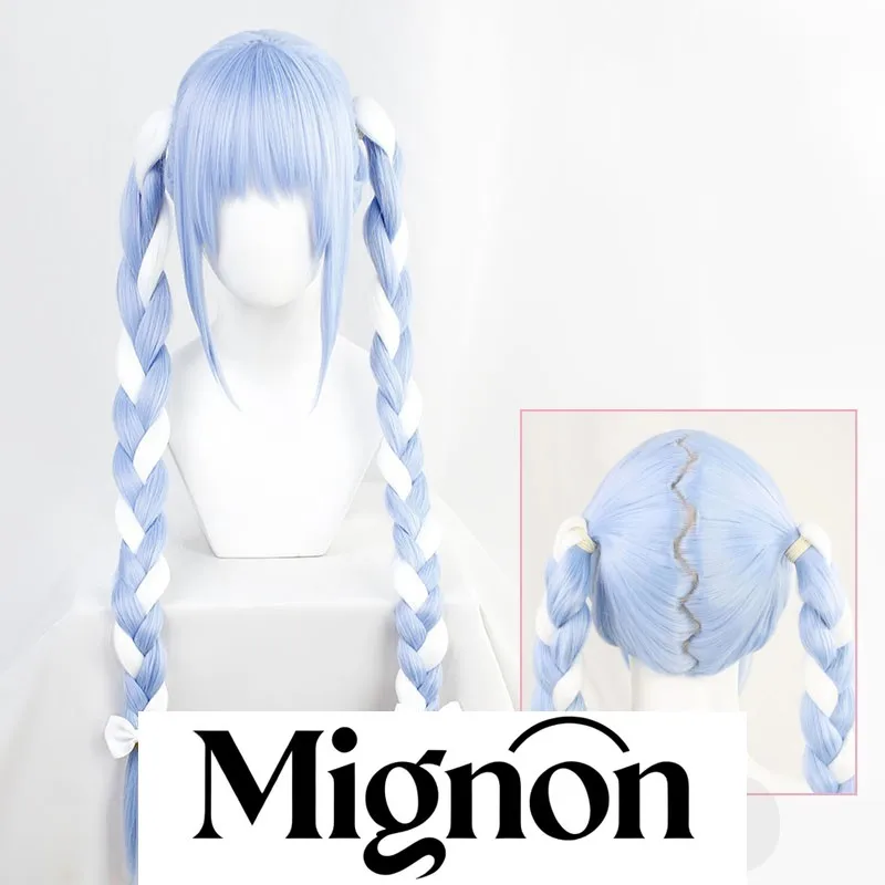 

Hololive VTuber Usada Pekora cosplay wig with ears prop Halloween gift