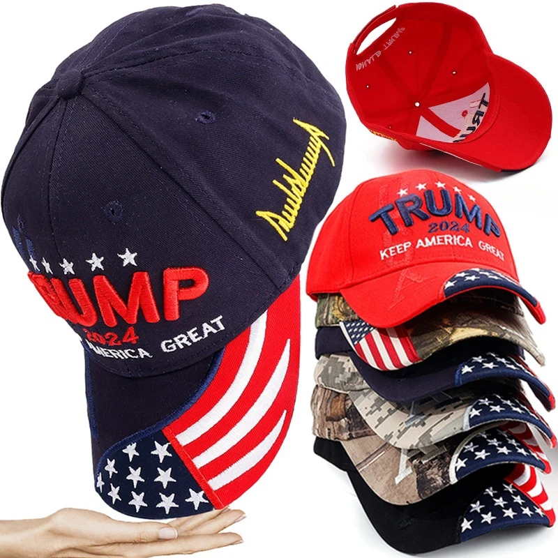 Trump 2024 Hat Donald Trump Hat Take America Back MAGA USA Embroidery Adjustable Baseball Cap