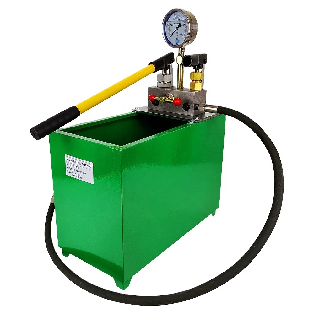 

2DSY-100 Two Stage Manual Pressure Test Pump 1000Bar