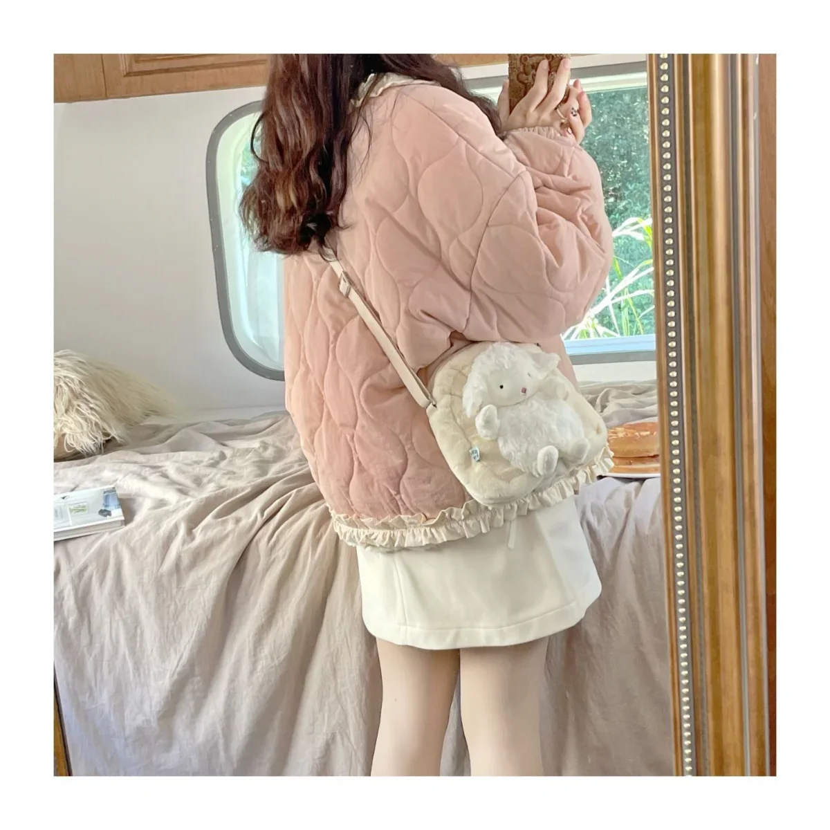 New Fur Lined Coat Winter Clothes Women Warmth Korean Fashion Parkas Cotton Padded Jacket Jackets Tops