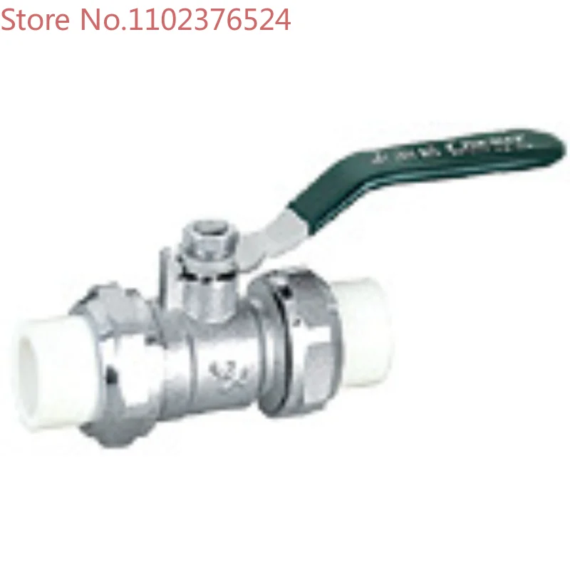 

266 heavy-duty brass welding union ball valve 3/4-20 6 inch PPR welding ball valve