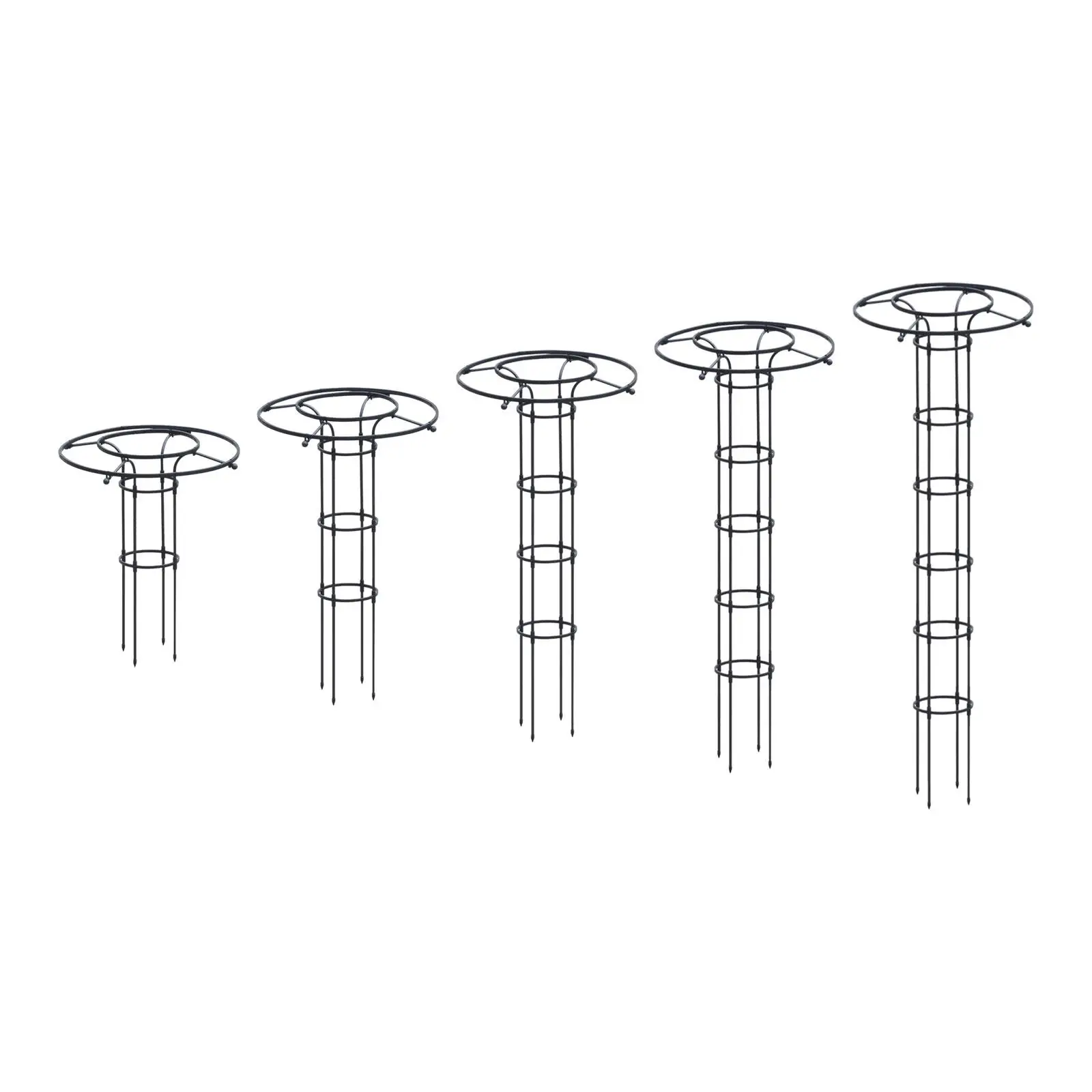 Garden Obelisk Trellis Potted Plant Support Rack/ / Sturdy/ Decorative Vertical Umbrella Trellis Tower Frame for Vines