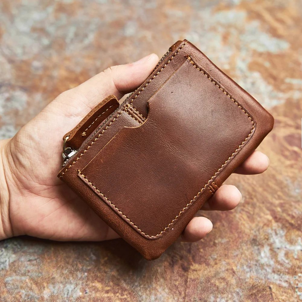 NASVA Genuine Leather WalletMen's WalletWomen's WalletCard CaseSmall WalletCowhide WalletCoin PouchKey Pouch