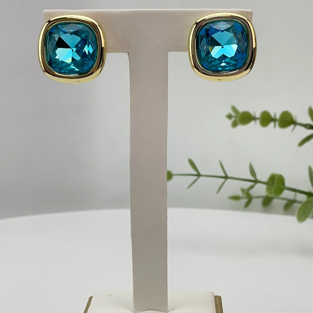 Yuminglai Fashion Luxury Dubai Jewelry Accessories Superior Quality Goldplated Earrings for Women FHK29421