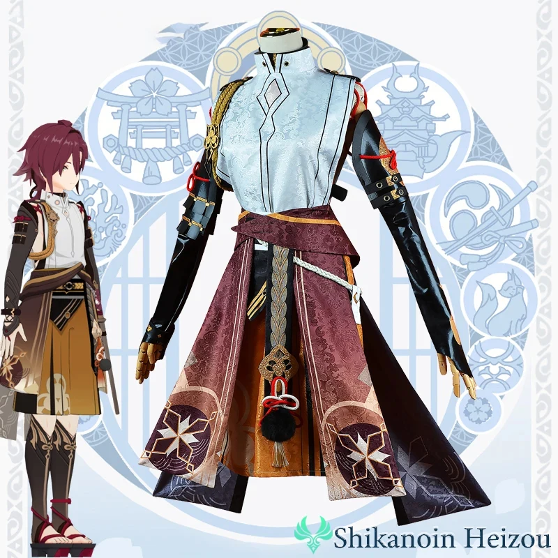 Genshin Impact Shikanoin Heizou disfraz de Cosplay para adultos, uniforme de carnaval, Anime, fiesta de disfraces de Halloween, mascarada para mujeres