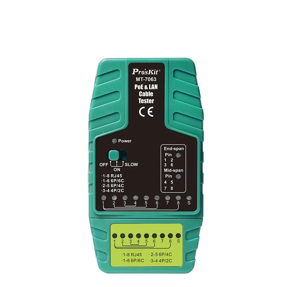 Baogong MT-7063 Network 2-in-1 POE cable tester Multi-function network line tester short-circuit and disconnection sequence test