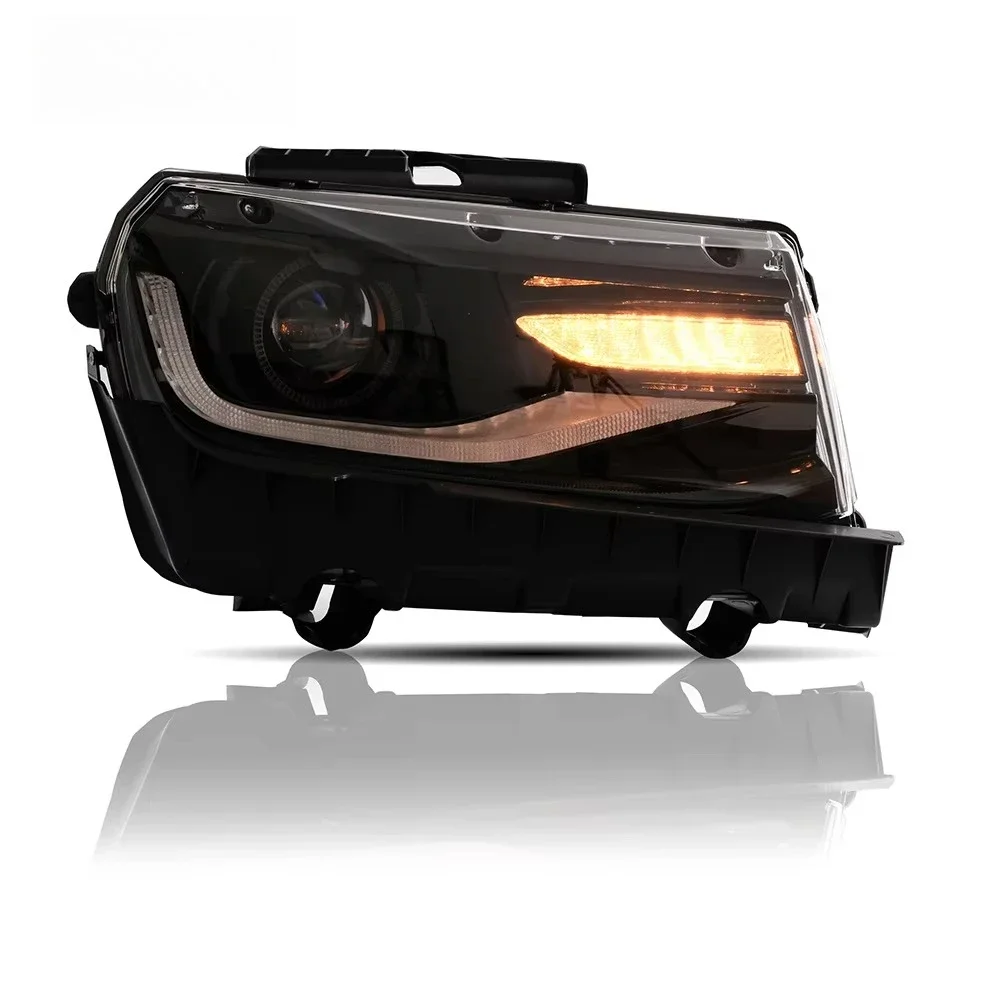 Светодиодные фары Vland (LED/Halogen/Xenon) в сборе для Chevrolet Camaro 2012-2015 с функцией указателя поворота, аксессуары