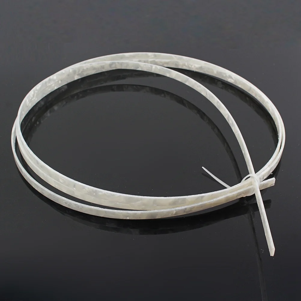 

Celluloid Guitar Binding 6mm Width White Strips for Acoustic Classical Guitar Ukulele Mandolin Maker Parts