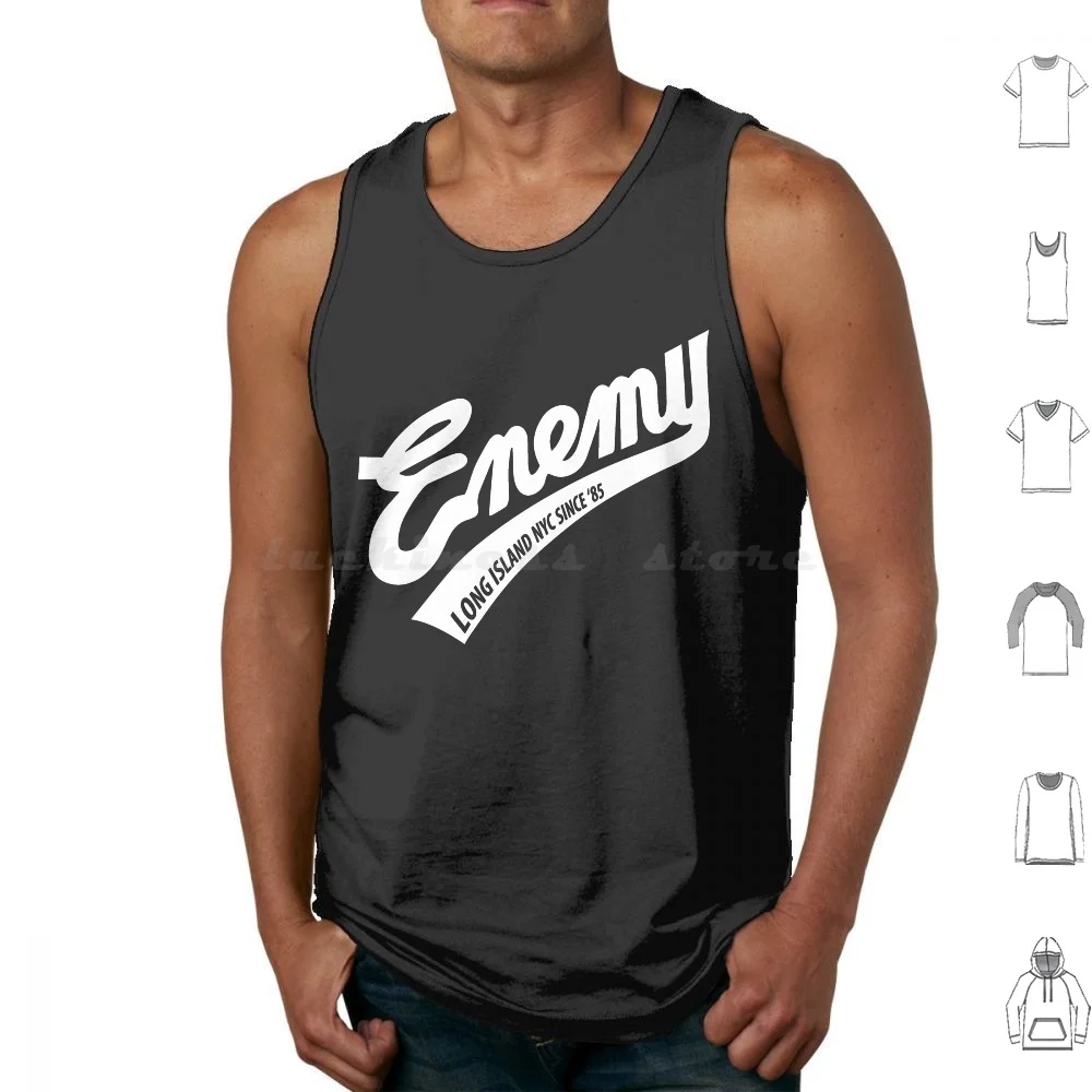 Camisetas sin mangas con estampado de Rap enemigo, algodón estampado, Rap, Hip Hop, clásico, Vintage, vieja escuela, Old Skool Def Jam