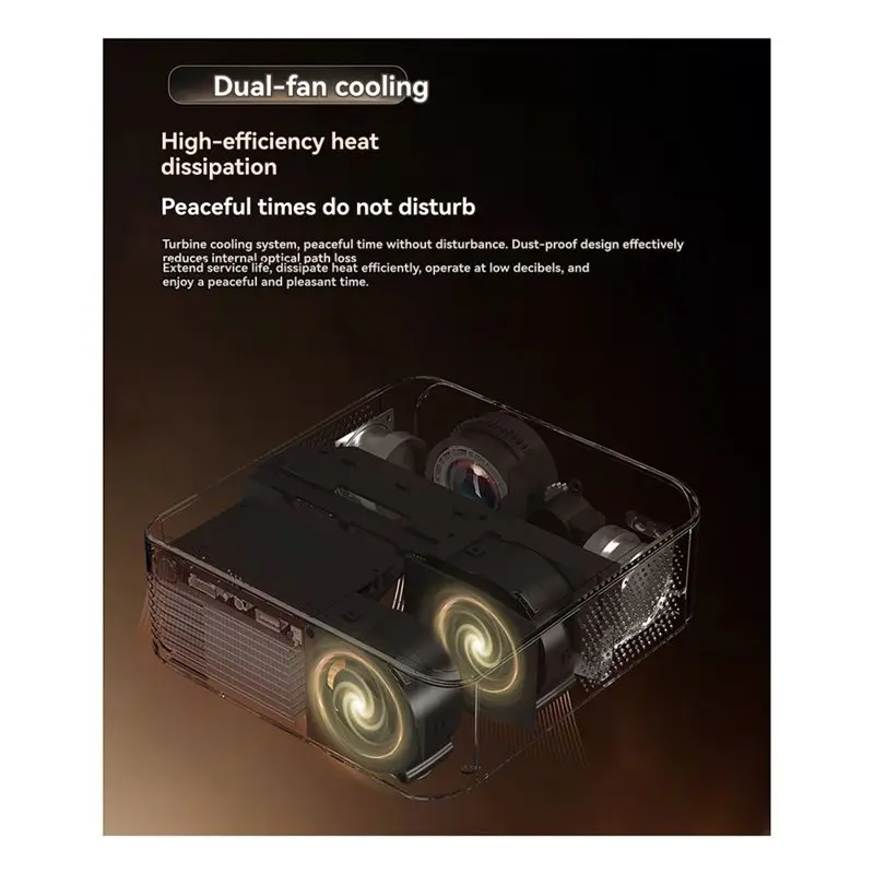 Y43A-T30 Portable Mobile Android Wifi Projector Wall Projection Home Cinema Bedroom Intelligent