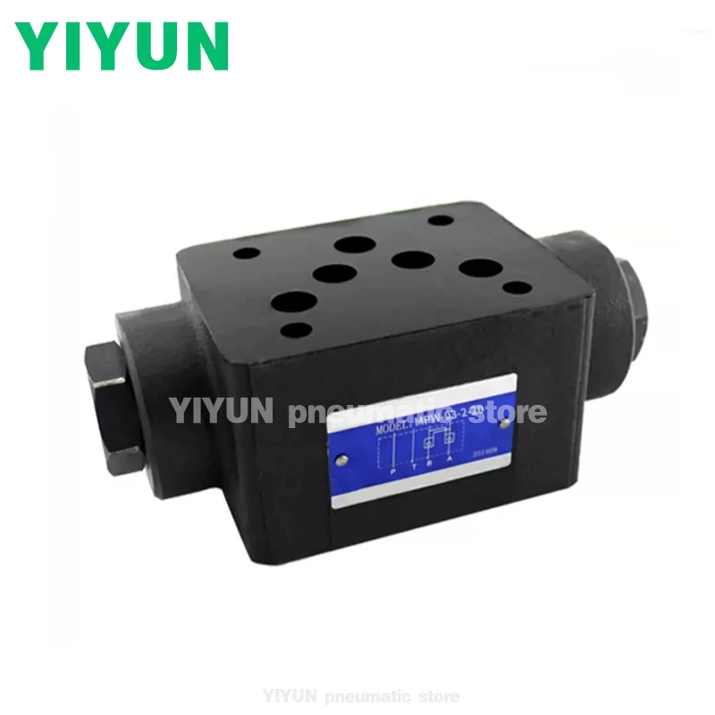 MPW,MPA,MPB-01,03,04,06-2,4-40,20,30,10Y,YIYUN pneumatic，Stacked hydraulic control check valve，MPW,MPA,MPB Series