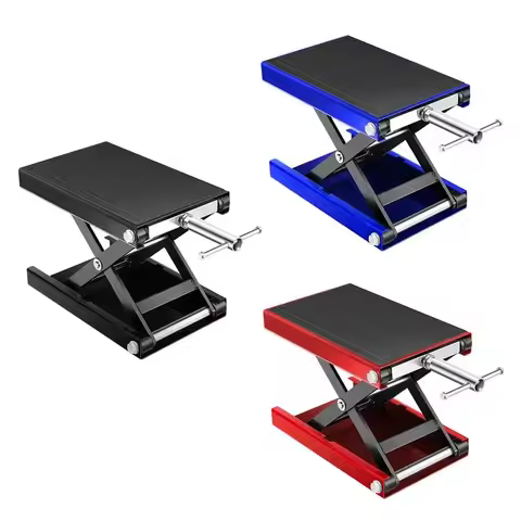 Motorcycle Lift Table 1100 Lbs Heavy Duty Hydraulic Motorcycle Lift Jack Automobile Steel Atv Wide Deck Scissor Lift Jack