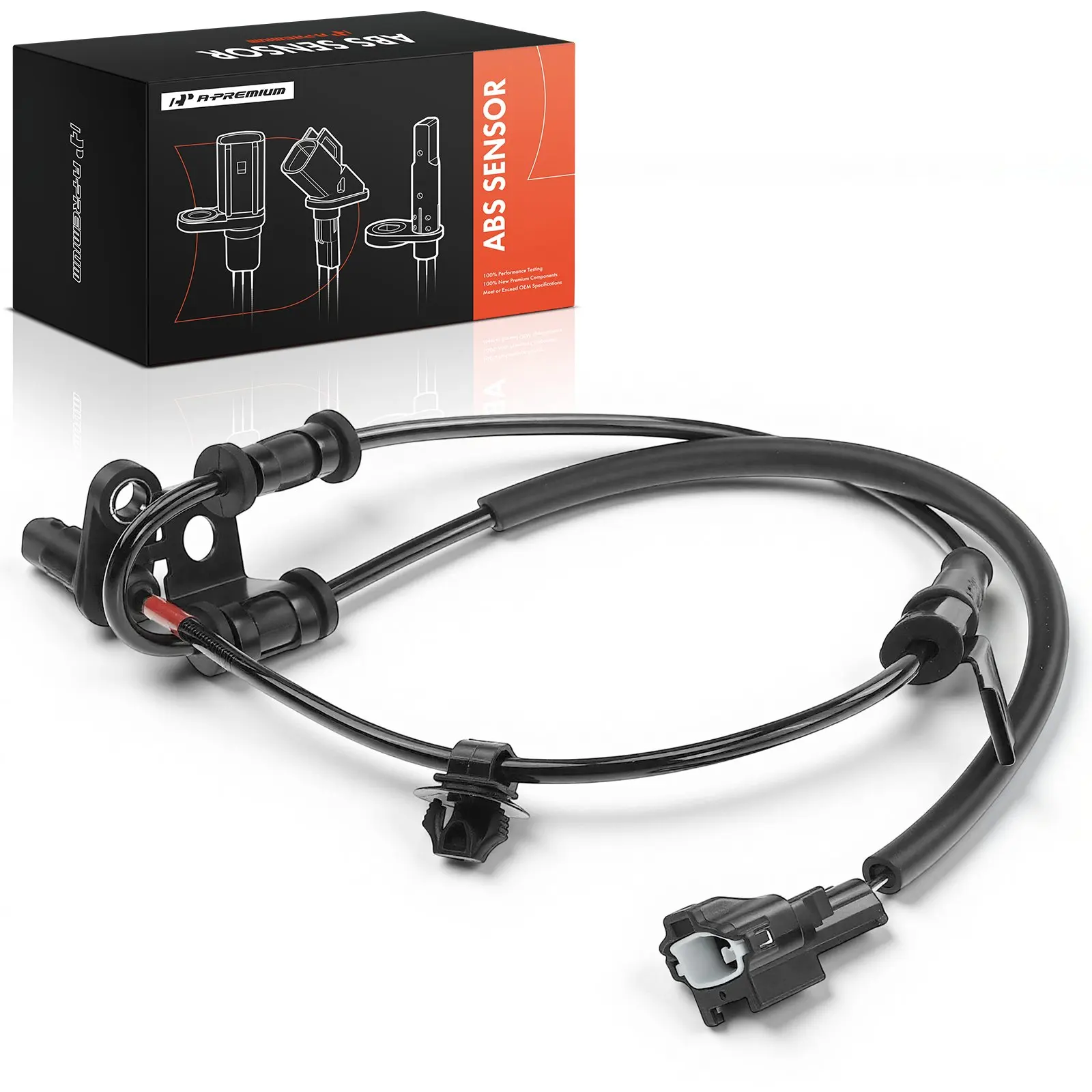 A-Premium Front Passenger Side ABS Wheel Speed Sensor for Hyundai Sonata 2011-2014