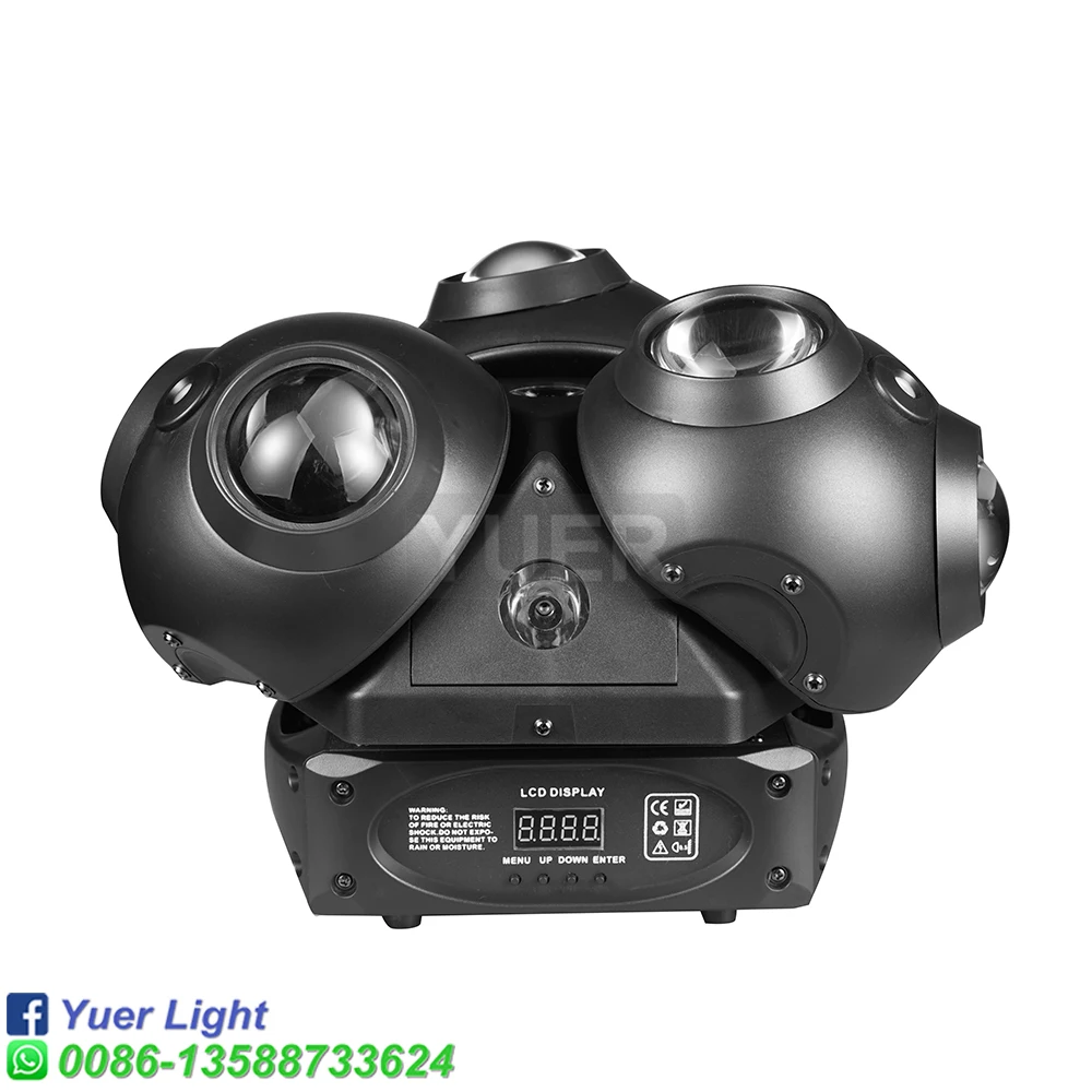 Imagem -04 - Disco Beetle Luzes Led Beam Laser Strobe 3in Moving Head Light Dmx Nightclub Party Show Iluminação de Palco Profissional dj