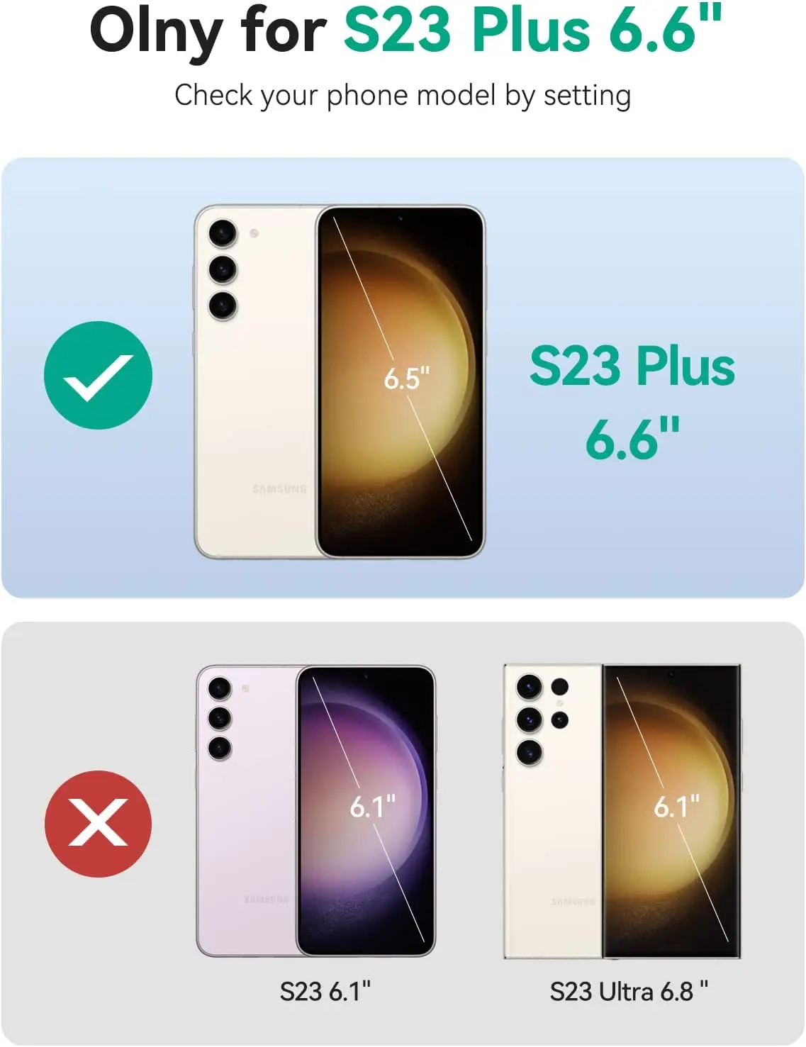 حافظة بطارية لهاتف جالاكسي S23 بلس، غطاء بنك الطاقة للشحن اللاسلكي، حافظة شاحن قوية محمولة قابلة لإعادة الشحن، 10000 مللي أمبير في الساعة #2