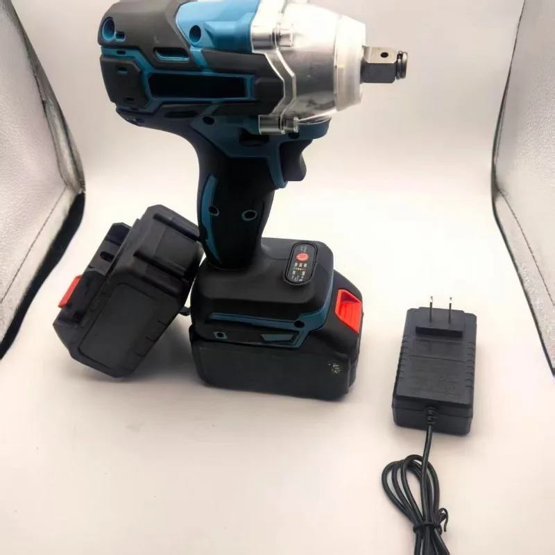 Electric wrench, high torque 1000N, high-torque air cannon tire, multifunctional brushless charging impact rack worker