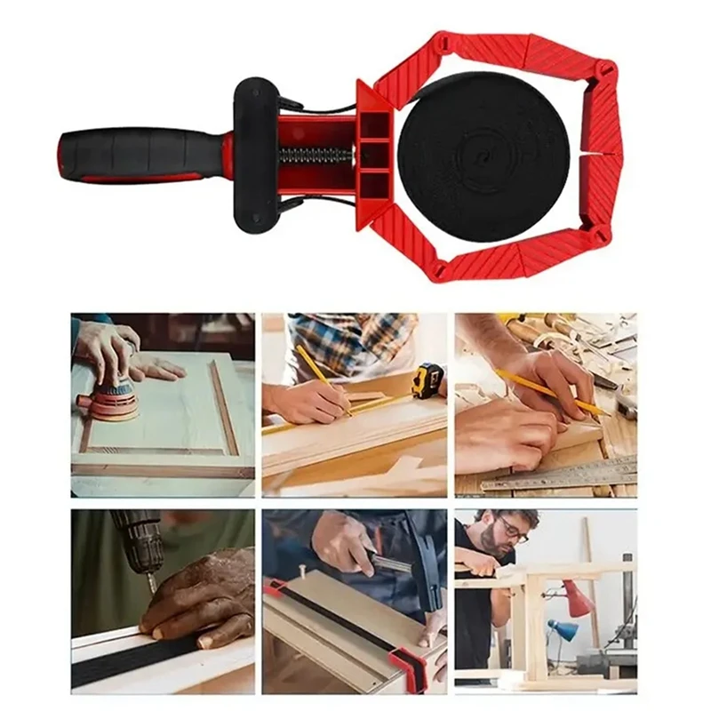 Multifunctional Belt Clamp Woodworking Jigsaw Puzzle Clamp Nylon Strap Clamp Tool Polygonal Angle Clamp Durable