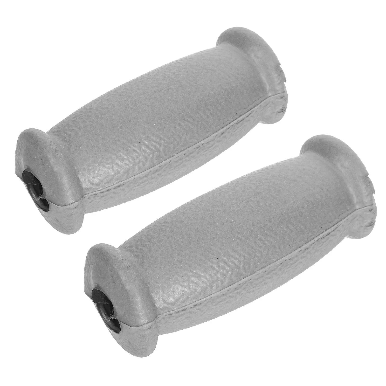 

Pair Rubber Grey Crutch Hand Grip Replacement Anti Abrasion Easy Install for Standard Crutches Crutch Accessories