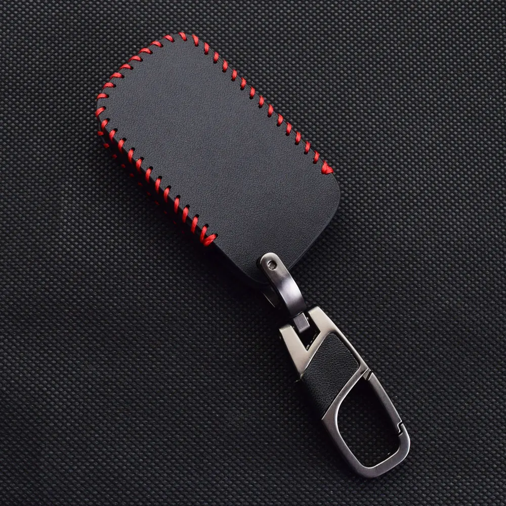 Handgenähte Leder-Autoschlüsselhülle für Honda Civic 2013 2014 2015 9. Generation CRV CR-V 2012-2016 Fernbedienungs-Schlüsselanhänger-Etui – Detail 4