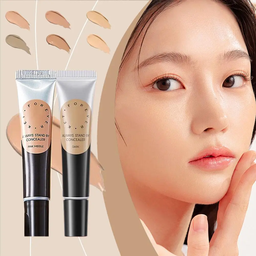 Foreverkey Concealer Cream Long Lasting Smooth Makeup for Dark Eye Circles Pimple Marks Stand By Foundation Concealer 1PCS V2D6