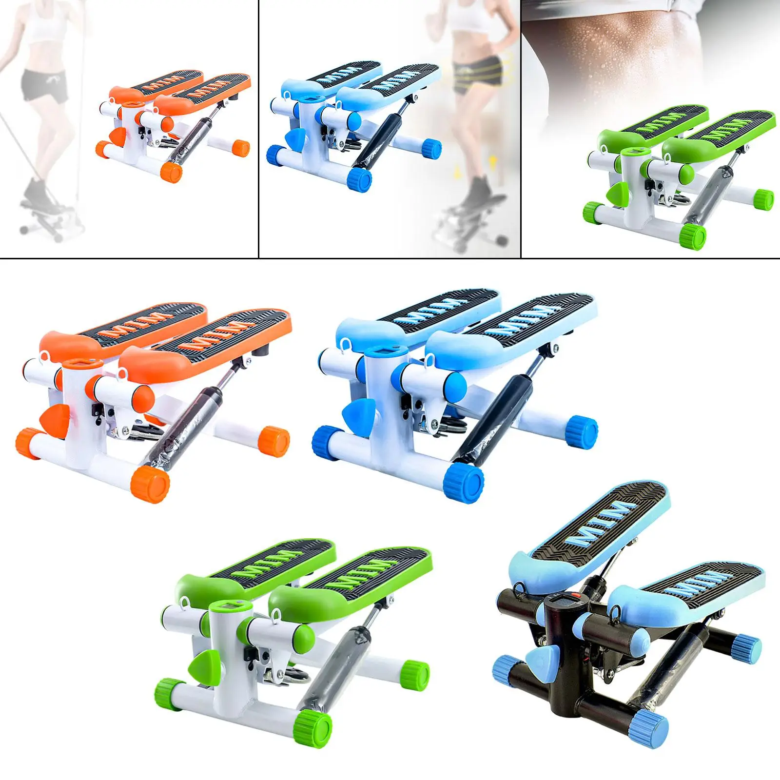 Fitness Exercise Stepping Machine, Mini Stepper, Trainer Digital Display Pedal