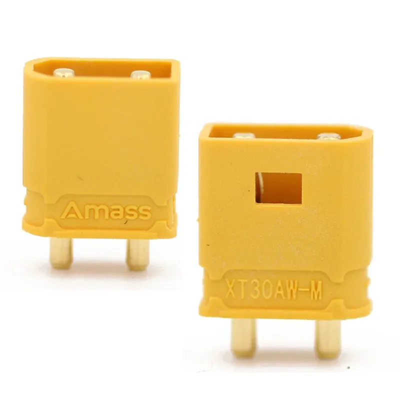 5/10/50 paia Amass XT30AW-M XT30UW-F Spina impermeabile con connettore fibbia di bloccaggio per aereo RC FPV Drone auto barca elicottero