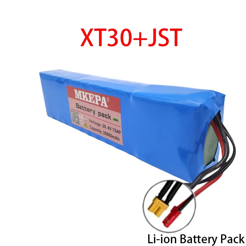 24 V 28Ah 7S4P lithium batterij Oplaadbare Batterij 29.4 v 18650 batterij power zetel BMS voeding + 29.4 v lader P108