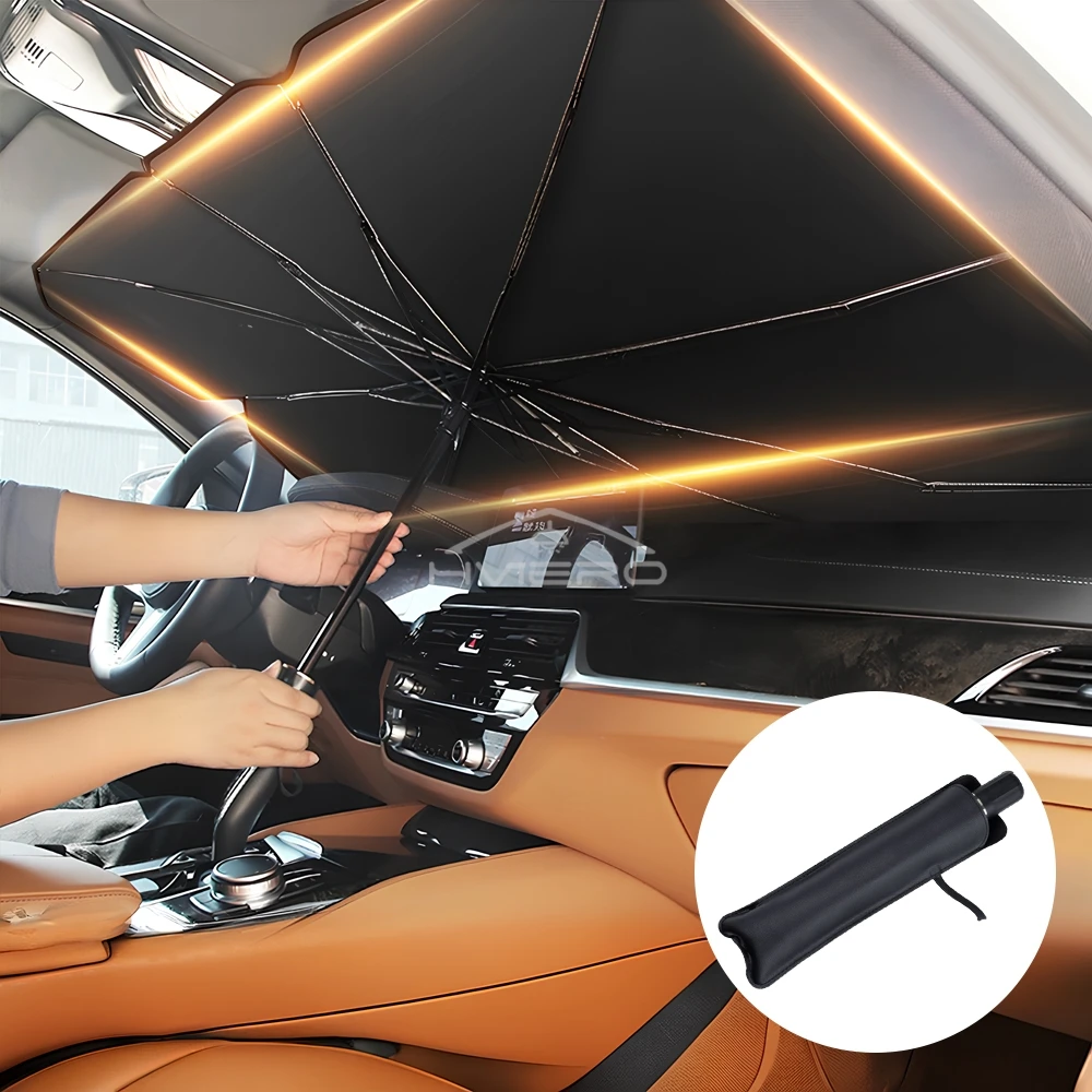 Multi Purpose Convenient Folda - Car Sunshade Windshield Umbrella Foldable 评论和价格