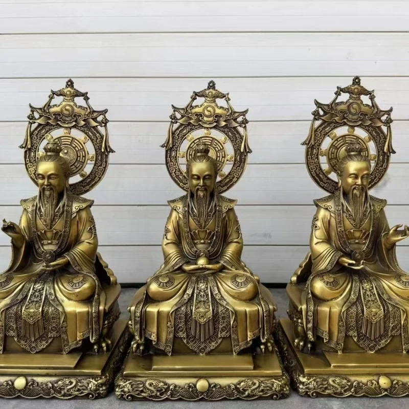 Pure copper statue Bronze statue is dedicated to Taoism