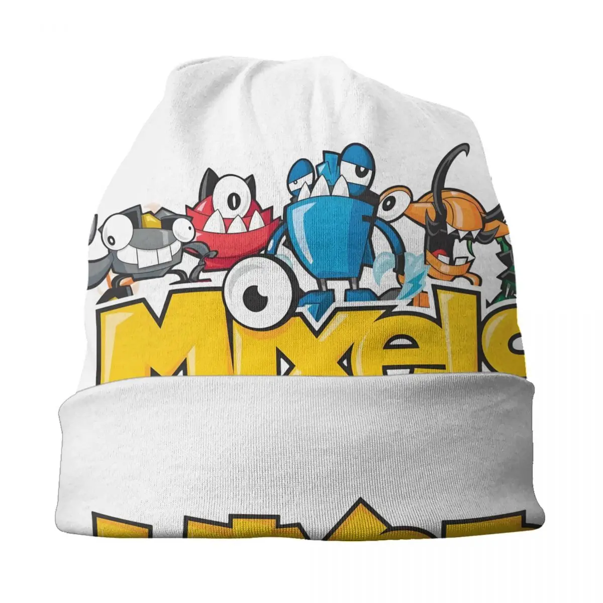 لعبة مختلطة الكرتون بيني قبعات للرجال النساء للجنسين الشارع شتاء دافئ متماسكة قبعة الكبار أنيما الأمريكية التلفزيون بونيه القبعات #3
