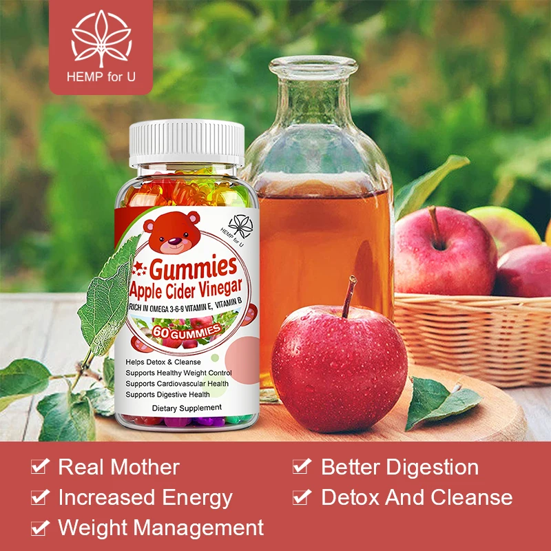 Apple Cider Vinegar Gummies Keto Diet Fat Burner Appetite Suppressant Lose Weight Keto Gummies For Men & Women