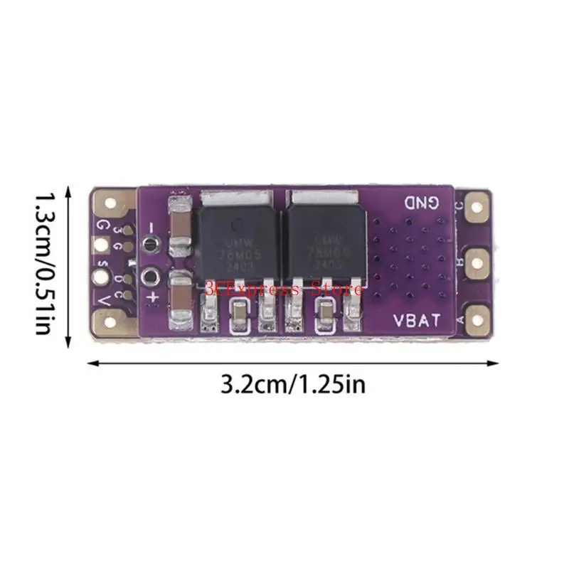 Efisiensi 2-4S 32bit ESC AM32 40 A Dukungan Regulator Kecepatan Daya Sinyal PWM