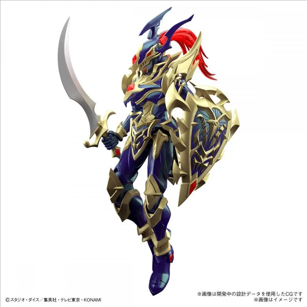 

Bandai Figure-Rise Standard Yu-Gi-Oh! Black Luster Soldier Chaos Form Snap-Fit Model Kit Action Figure Assembled Model Toys Gift