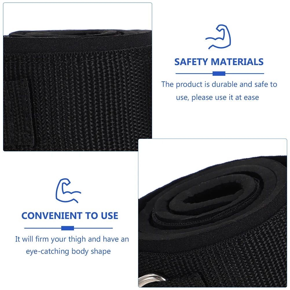 

2Pcs Comfortable Nylon Thigh Straps Fitness Tool for Firming Thighs and Enhancing Agility Fitness Thigh Straps