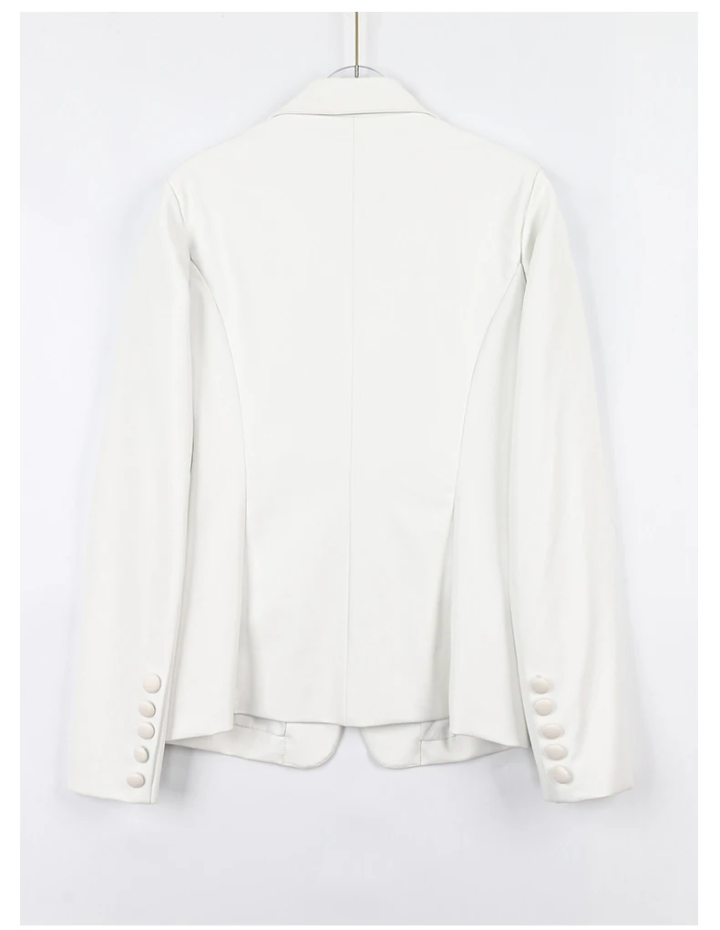 Lautaro Spring Stylish Short Pink Soft Pu Leather Blazer Long Sleeve Slim Fit Luxury Jackets for Women 2022 Elegant Fashion 5xl