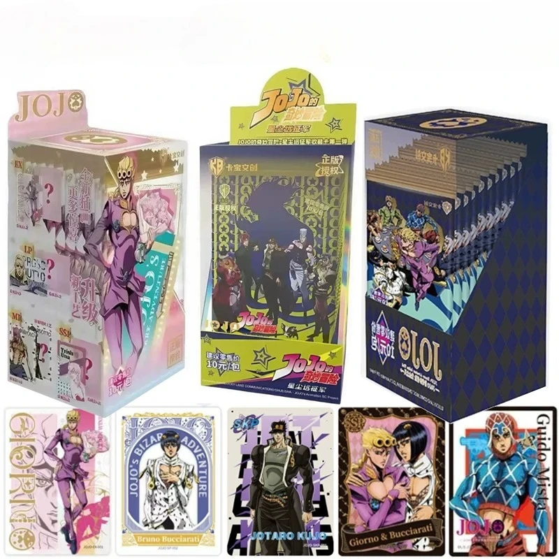 tarjetas-holograficas-ultra-raras-de-edicion-limitada-de-jojo's-bizarre-adventure-giorno-giovanna-bruno-bucciarati-regalo-coleccionable