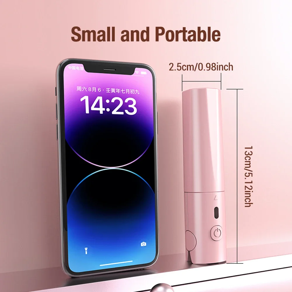 Многофункциональный выпрямитель для волос, необходимый портативный маленький аппарат для завивки волос, шина для защиты кутикулы, уменьшение повреждений, USB-разъем