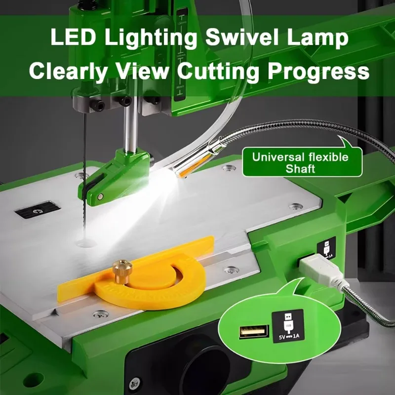 Multi-Function Electric Desktop Jigsaw Wood Panel Carving & Cutting Saw Woodworking Electric Cutting Machine