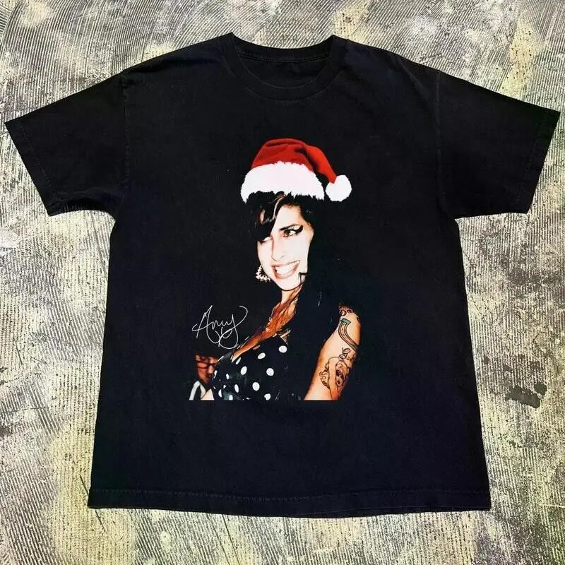 New Amy Winehouse signature Christmas Gift Unisex S-5XL Shirt BI04_627