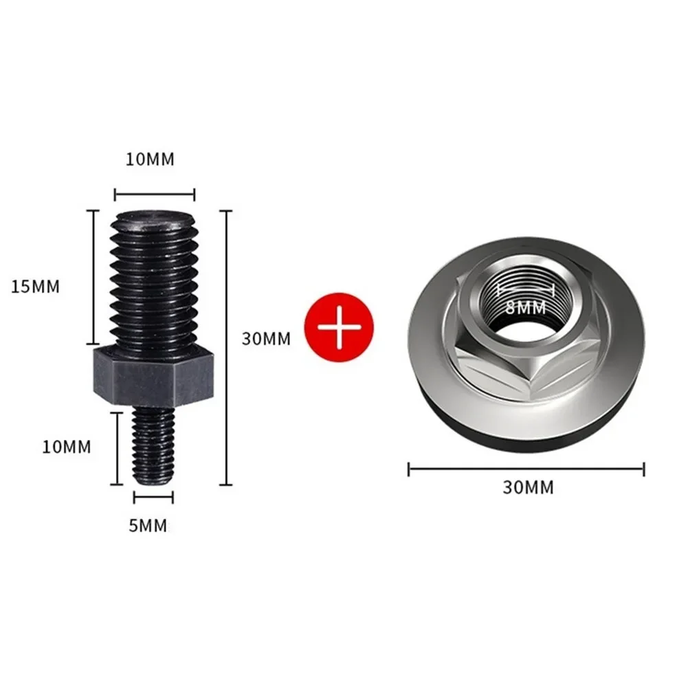 Conversion Rod Adapter 5mm to 10mm with Pressure Plate for 3 Inch Angle Grinder Connector for Reliable and Consistent Operation