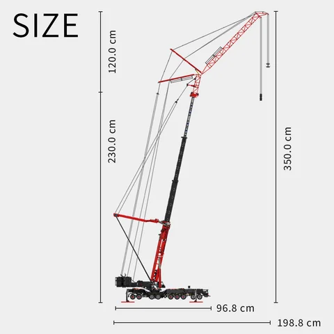10 best sales Lego Technic Liebherr LTM 11200 - №2