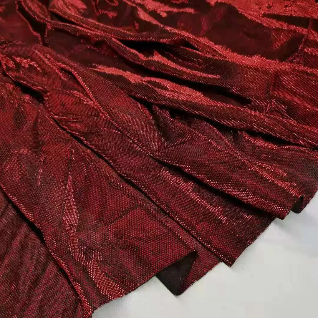 בד שימר מתכתי פוליאסטר מבריק צד קישוט בד מלאכה