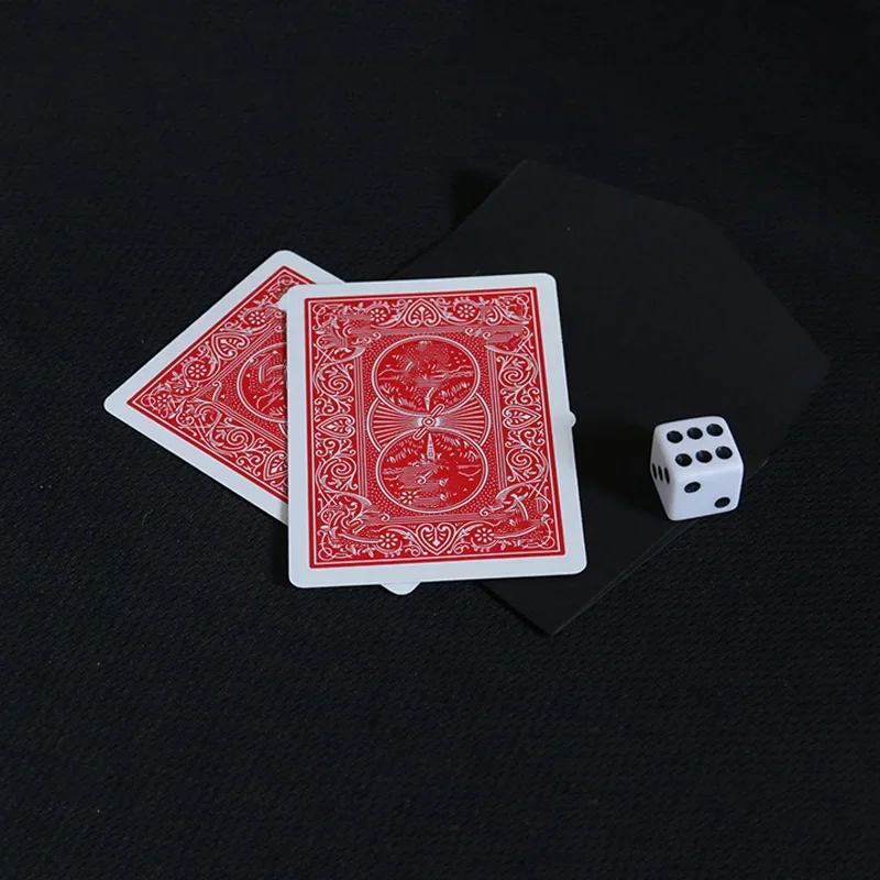 Prediction Dice Card by J.C Magic Tricks Close-up Street Illusions Gimmicks Mentalism Props Predict Any Number on Die Card Magia