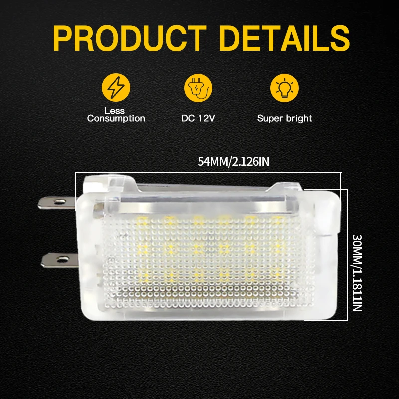 1 قطعة/2 قطعة الأبيض LED مقصورة الأمتعة جذع مصباح لأوبل كاديت E-BJ 84-93 أوميغا A-BJ 86-93 B-BJ 94-03 السيناتور B-BJ 88-94