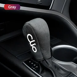 Car Center Console Shift Handle Covers Non-Slip Gear Set Handbrake Cover For Renault Clio RS 2 3 4 5 6 Sport 2022 2023 Accessory